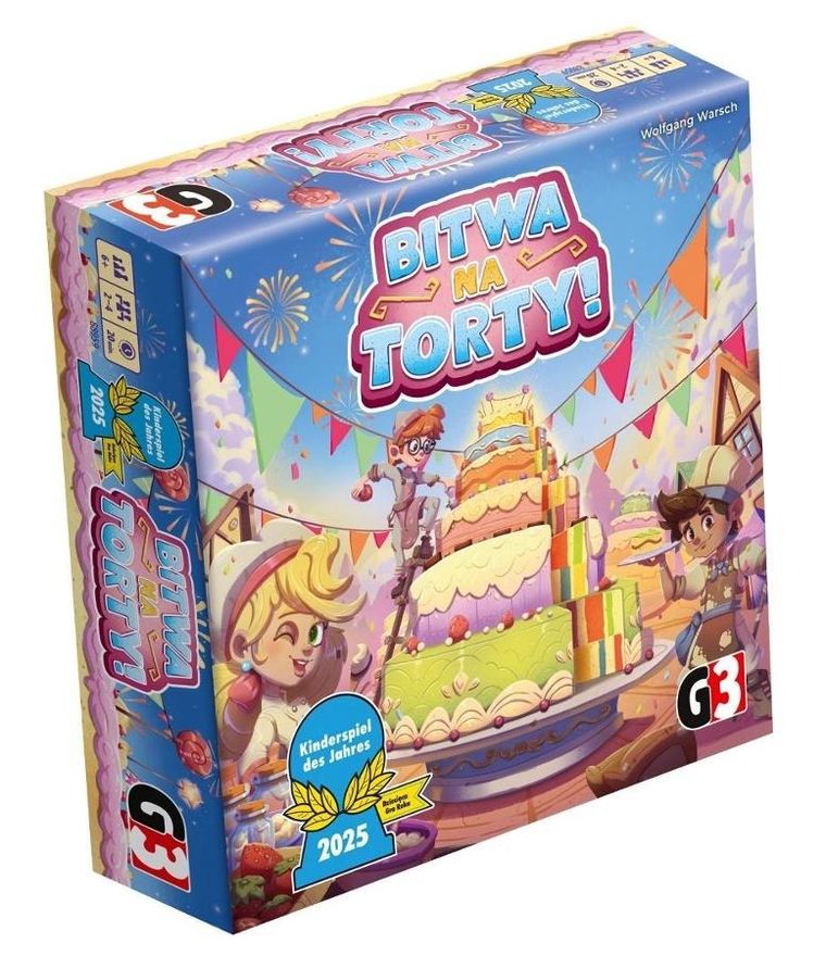 G3, Bitwa na torty! gra familijna
