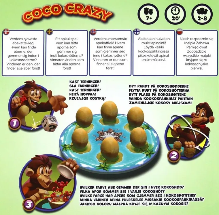 G3, Coco Crazy, gra familijna