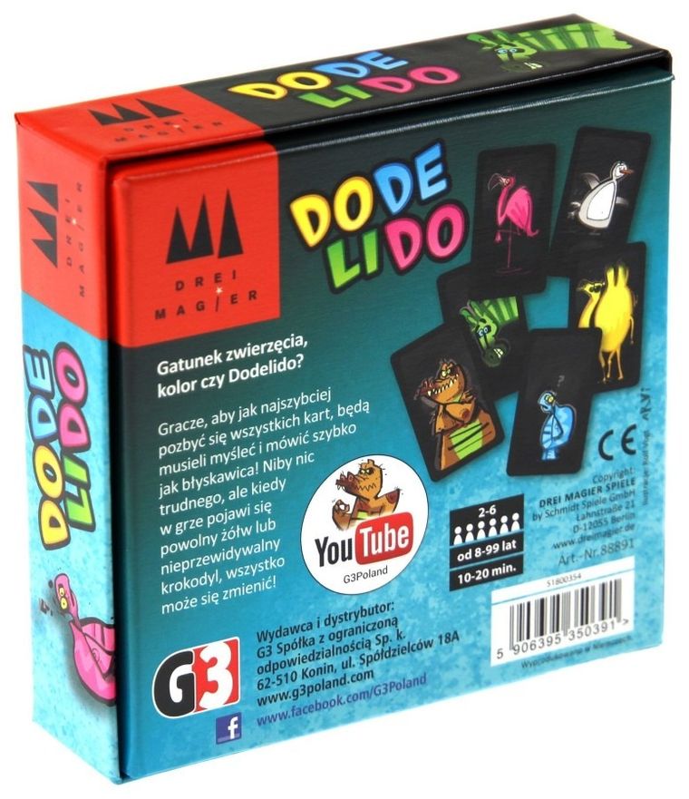 G3, Dodelido, gra karciana