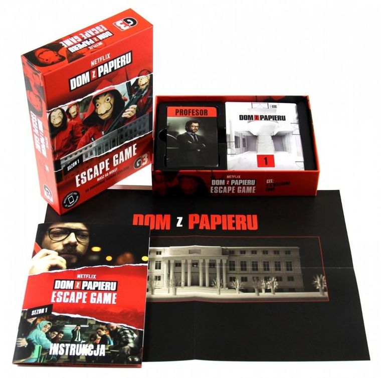 G3, Dom z papieru, Escape Game, gra strategiczna
