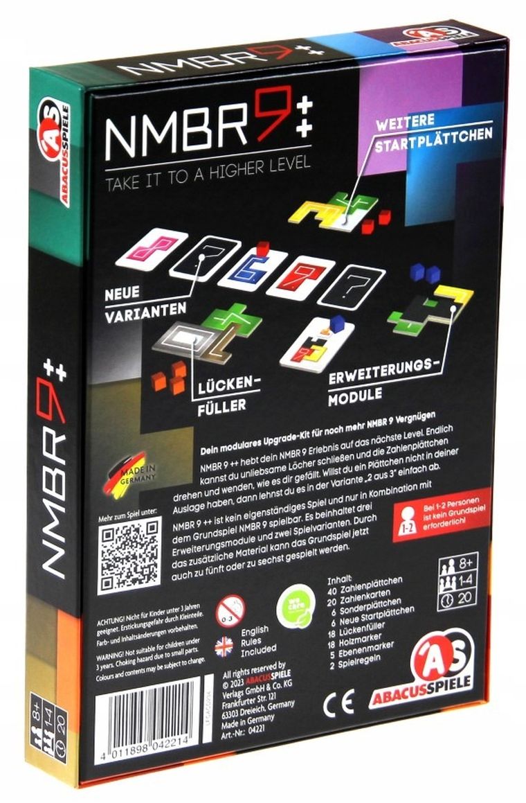 G3, NMBR 9++, dodatek do gry