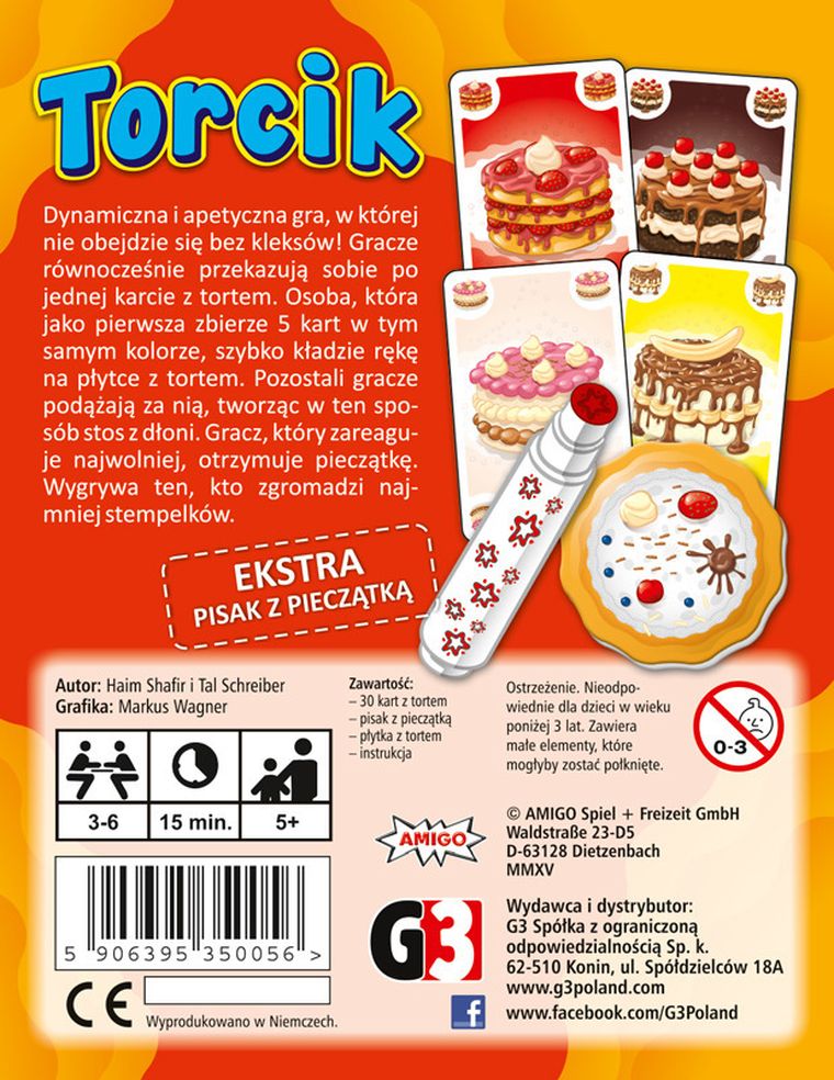 G3, Torcik, gra planszowa