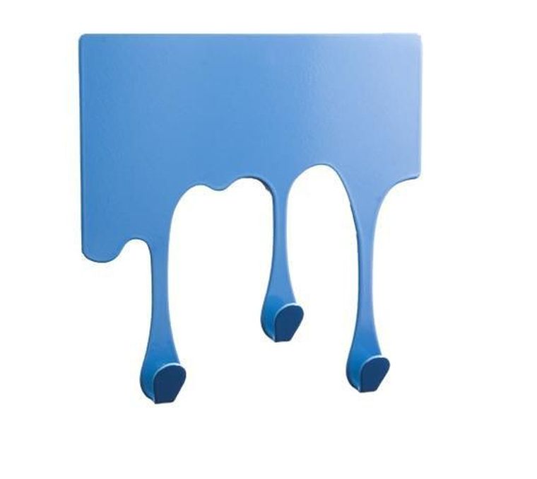 Gadget Master, designerski wieszak, drop, niebieski