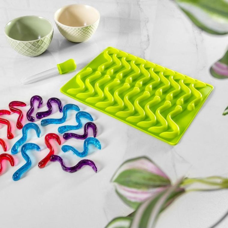 Gadget Master, foremka na żelki, lód, czekoladę, robale