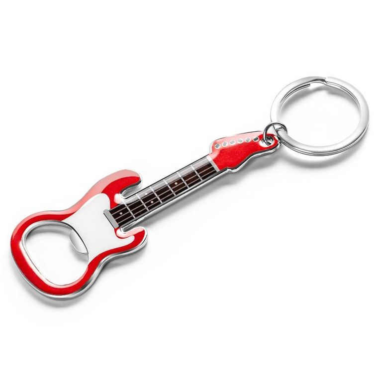 Gadget Master, Gitara elektryczna, otwieracz z magnesem, czerwony