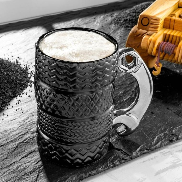 Gadget Master, kubek, opony, ceramiczny, srebrny klucz