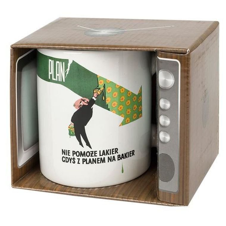 Gadget Master, kubek PRL, Nie pomoże lakier