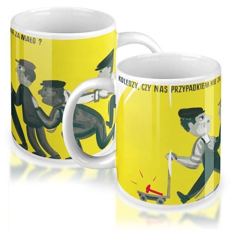 Gadget Master, kubek PRL, Za mało nas do pracy