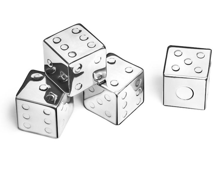 Gadget Master, metalowe kości do drinków