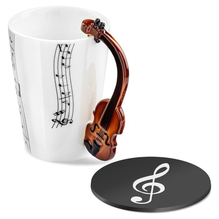 Gadget Master, Muzyka Duo, kubek skrzypce, z podkładką