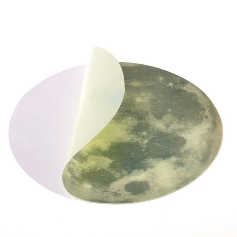 Gadget Master, naklejka świecąca w ciemności, księżyc