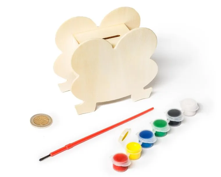 Gadget Master, skarbonka do malowania, żabka