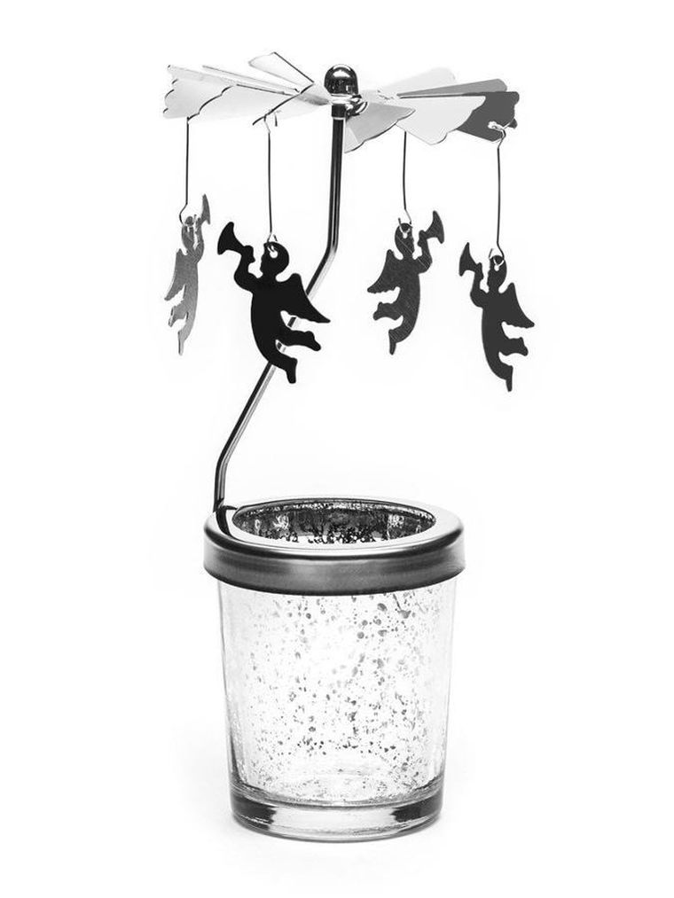 Gadget Master, świecznik, wirujące aniołki