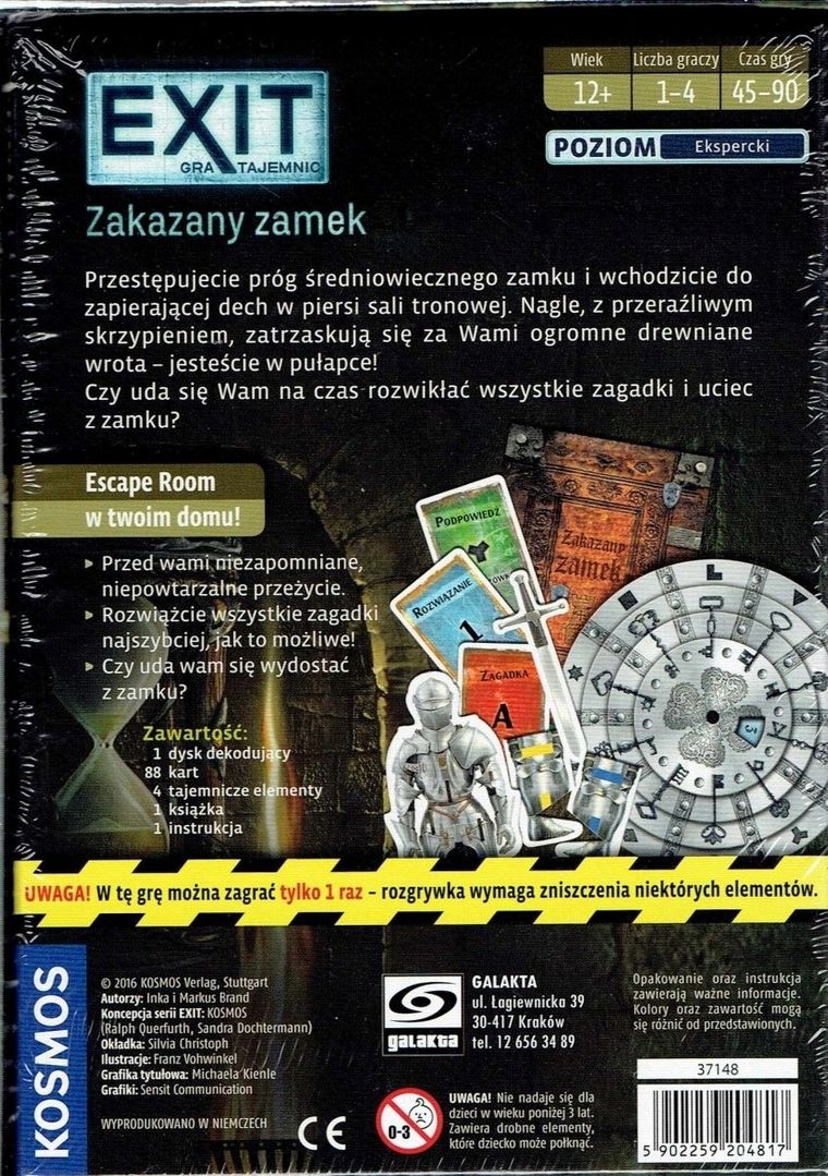 Galakta, EXIT: Gra tajemnic - Zakazany zamek, gra strategiczna