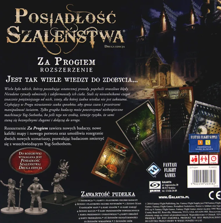 Galakta, Posiadłość Szaleństwa 2, Za Progiem, dodatek do gry