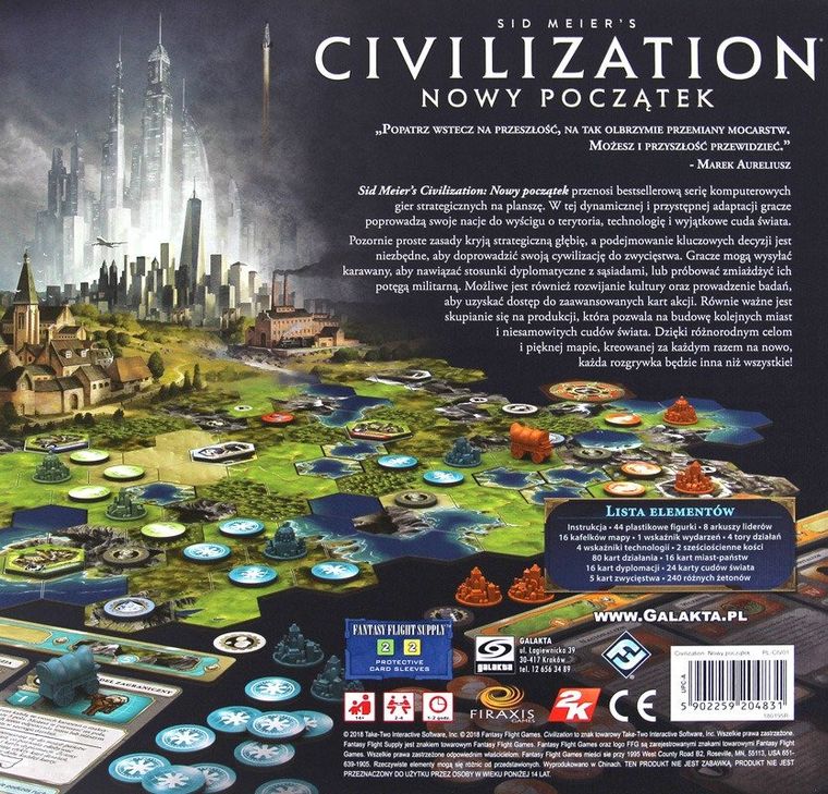 Galakta, Sid Meier's Civilization: Nowy początek, gra strategiczna