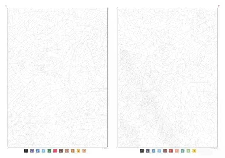 Galeria bohaterów. Art therapy. Kolorowanka antystresowa. Disney. Klasyka. Zagadkowe rysunki