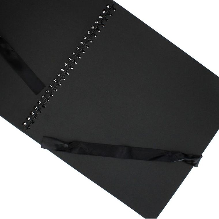 Galeria Papieru, album foto do zdobienia, czarny, 70 str., 30,5-30,5 cm