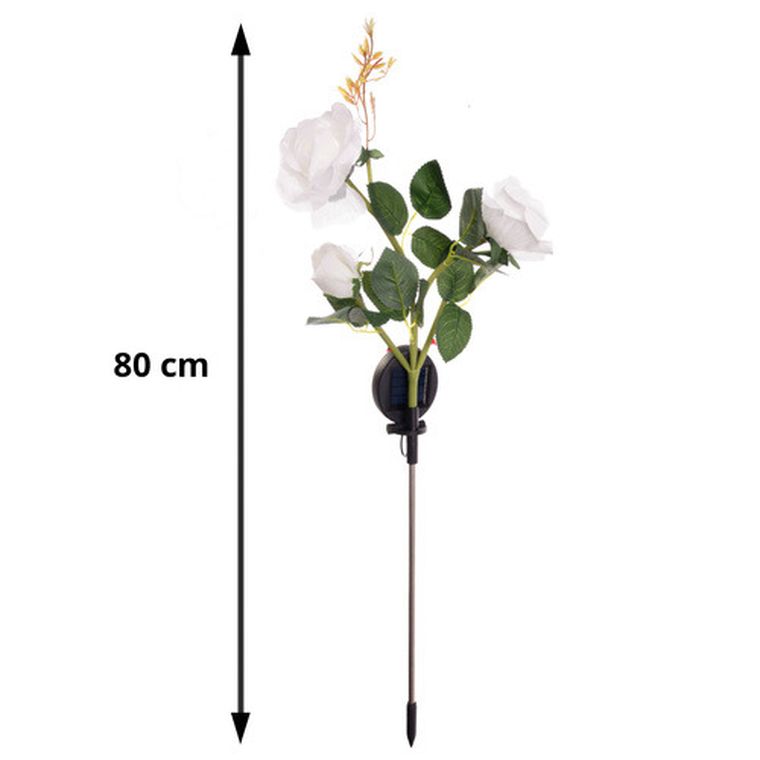 Gardlov, lampa solarna, róża