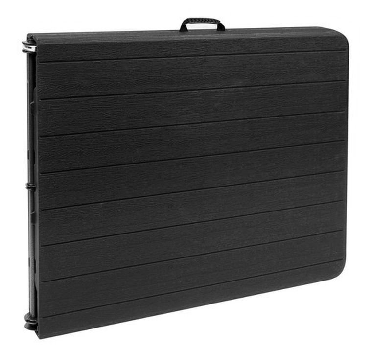 Gardlov, stół ogrodowy, składany, czarny, 180 cm