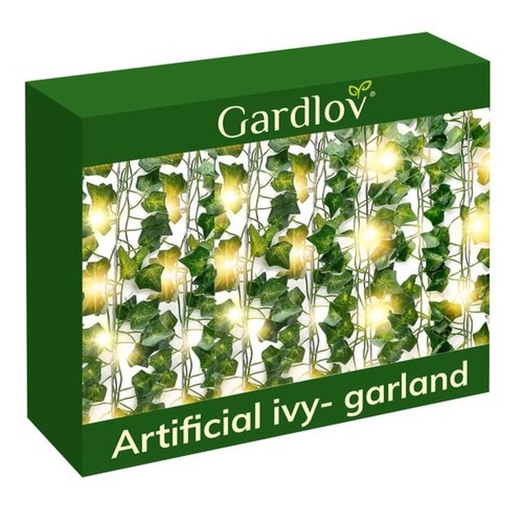 Gardlov, sztuczny bluszcz + LED