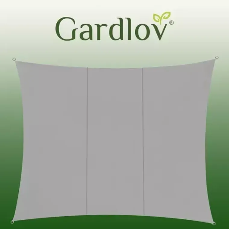 Gardlov, żagiel przeciwsłoneczny, 4-3m, szary