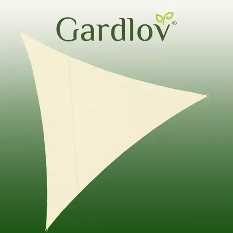 Gardlov, żagiel przeciwsłoneczny, beżowy, 4-4-4 m