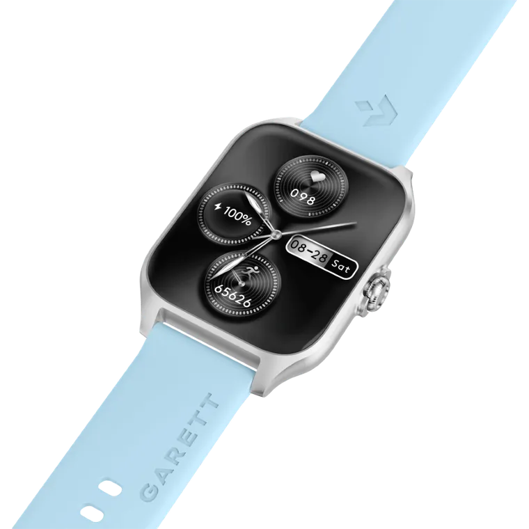 Garett, GRC, Activity 2, smartwatch, srebrny matowy