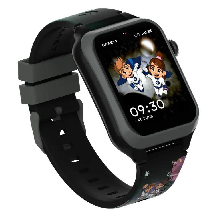Garett, Kids Essa 2 AI, smartwatch 4G, czarny
