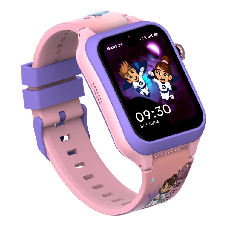Garett, Kids Essa 2 AI, smartwatch 4G, różowy