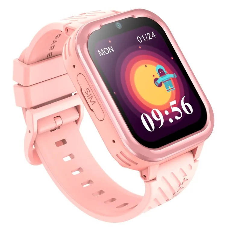 Garett Kids, Essa 4G, smartwatch, różowy