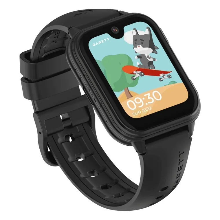 Garett Kids, Vibe, smartwatch, 4G, czarny