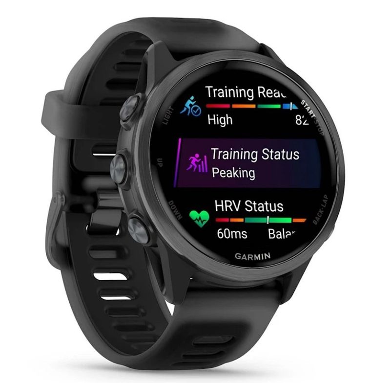 Garmin, Forerunner 570 AMOLED, zegarek, 42 mm, czarny