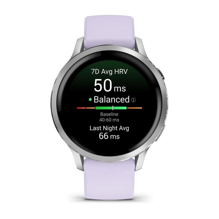 Garmin, Venu 4, smartwatch, 41 mm, Gray Silver Periwinkle