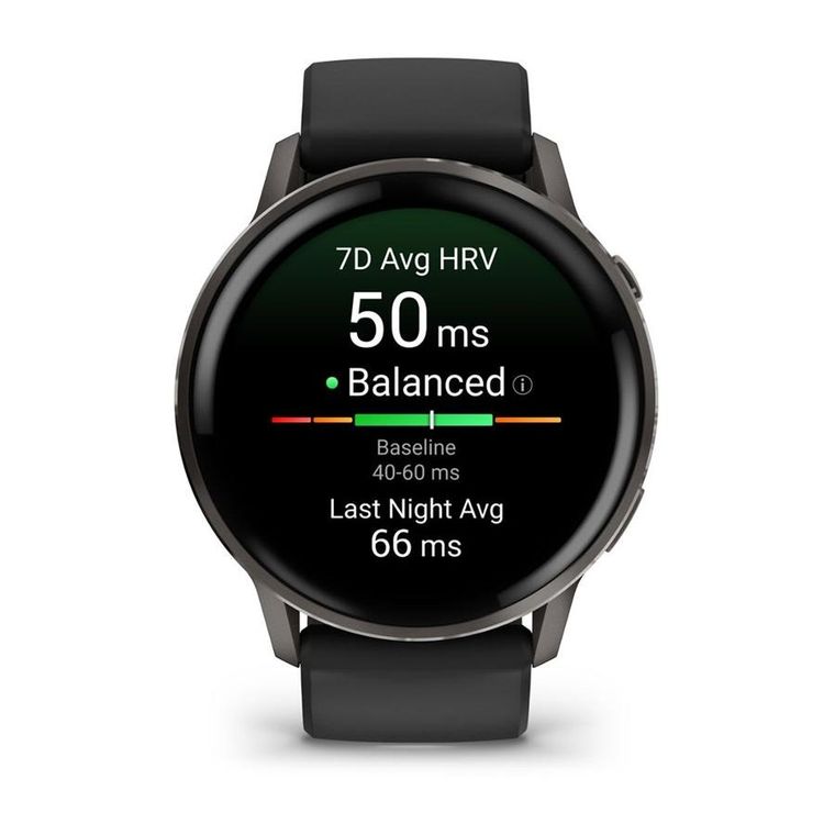 Garmin, Venu 4, smartwatch, 45 mm, Black Slate