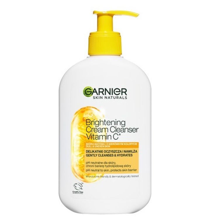 Garnier, Skin Naturals Vitamin C, rozświetlająca emulsja oczyszczająca do twarzy, 250 ml