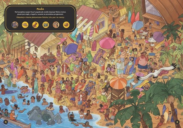 Gdzie jest Stitch? Odkryj świat niebieskiego stworka. Szukaj i znajdź