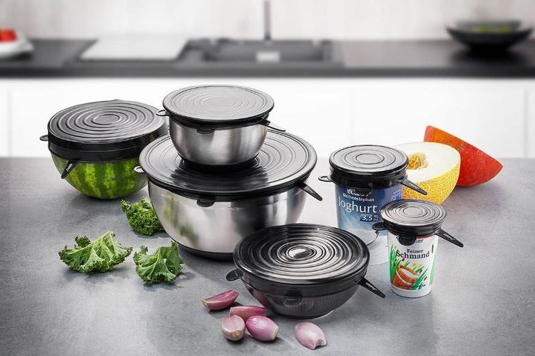 Gefu, pokrywki silikonowe, Flexifresh, 6 szt.