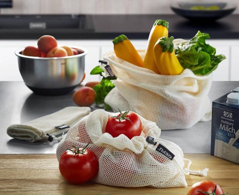 Gefu, siatka na warzywa i owoce, Aware, 3 szt.