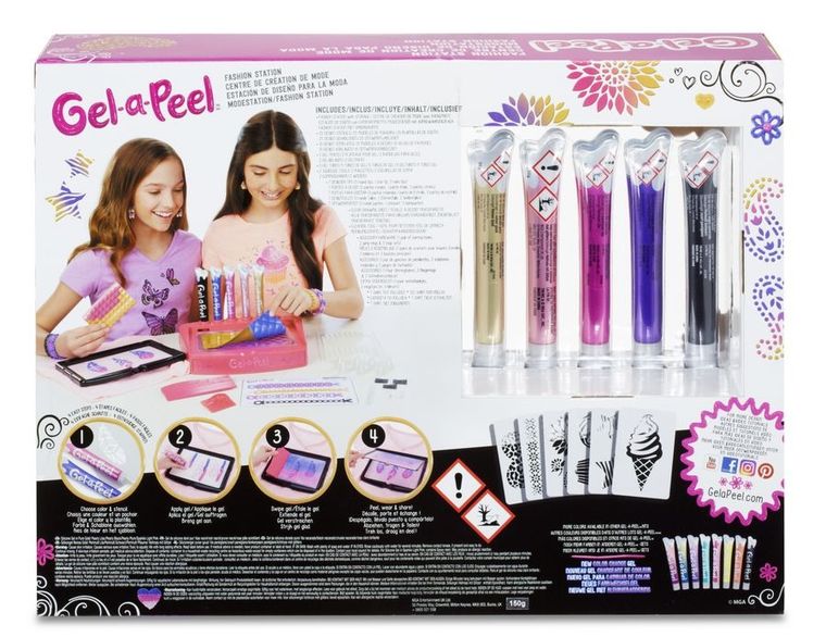 Gel-A-Peel, zestaw kreatywny do aplikacji na tkaninach