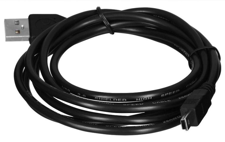 Gembird, CCP-USB2-AM5P-6, kabel, 1,8m, czarny