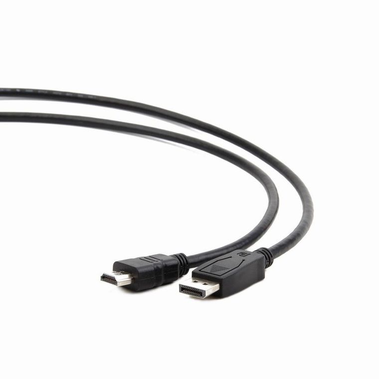 Gembird, Displayport, kabel CC-DP-HDMI-3M, hdmi M, 3m, czarny