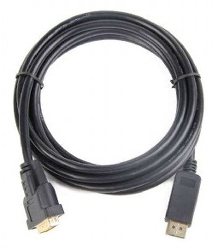 Gembird, kabel Displayport M - DVI/D M, 1,8m, czarny