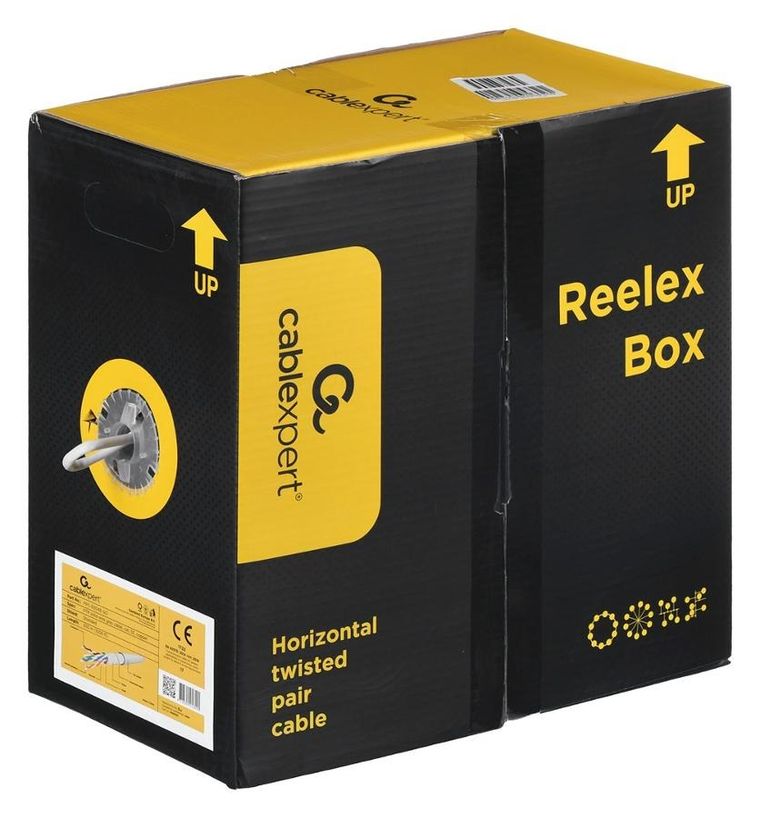 Gembird, kabel FTP, kat. 5e, 305m, szary