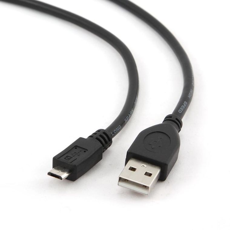 Gembird, kabel micro Usb M - Usb M, Ccp-musb2-ambm-1m, 1m, czarny