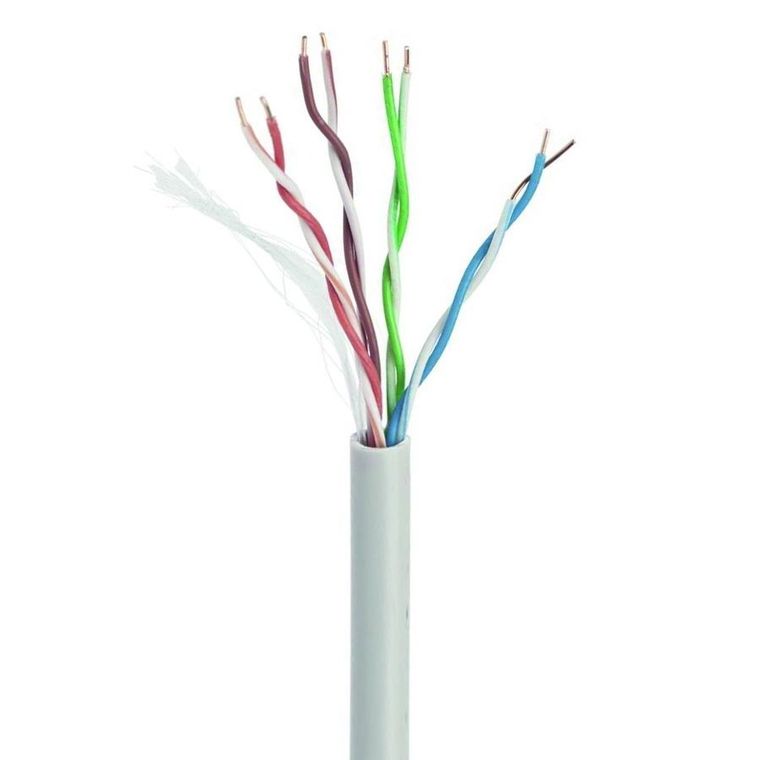 Gembird, kabel UTP, kat. 5e, 100m, szary