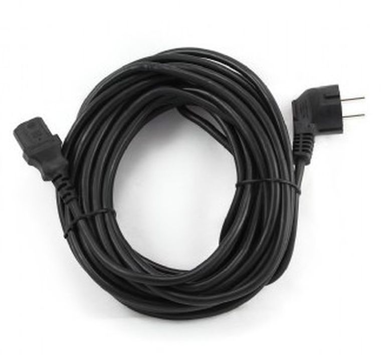 Gembird, kabel zasilający (koniczynka) z certyfikatem VDE, PC-186-ML12-3M, 10m, czarny
