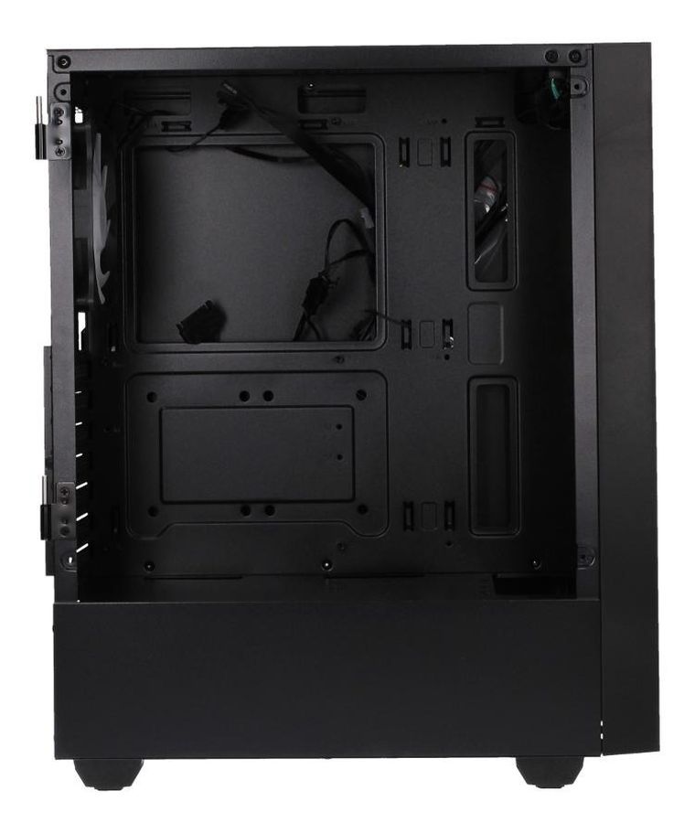 Gembird, Midi Tower Fornax 4000 ARGB, obudowa, czarna