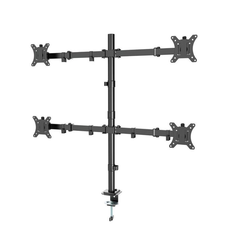 Gembird, regulowany uchwyt do 4 monitorów, 13”- 32”