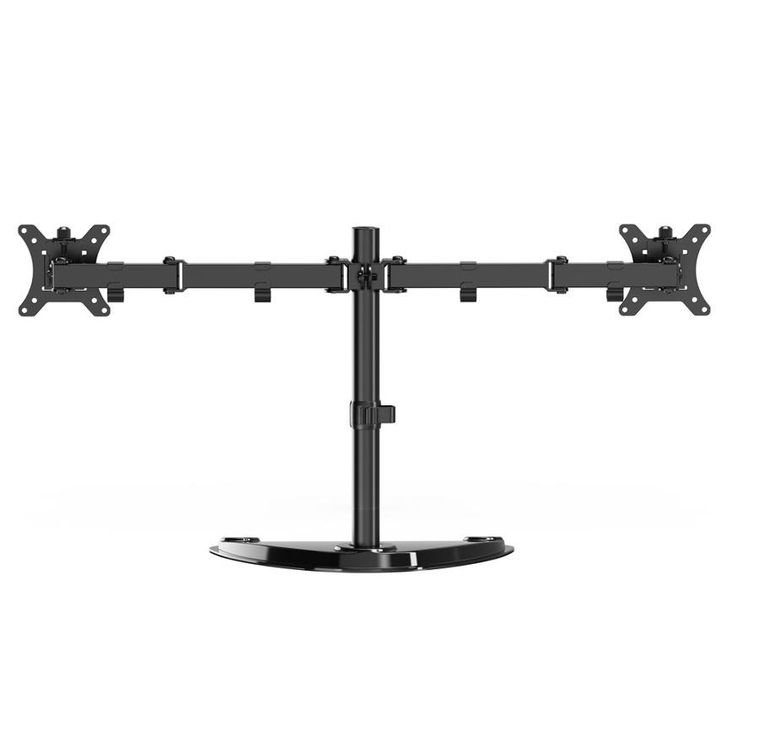 Gembird, stojak biurkowy na 2 monitory, regulowany, 13”-32”